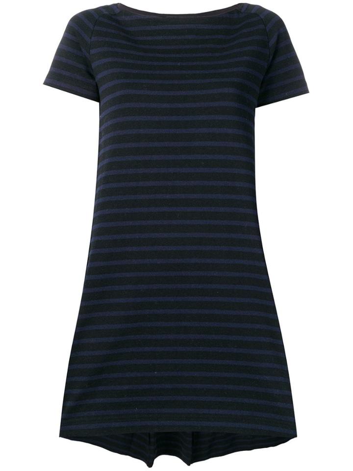 Sacai Flared Short Dress - Black