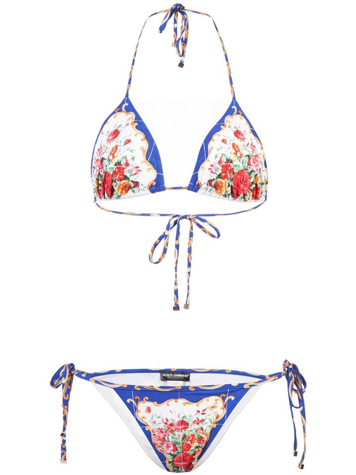 Dolce & Gabbana Mallorca Triangle Bikini - Multicolour