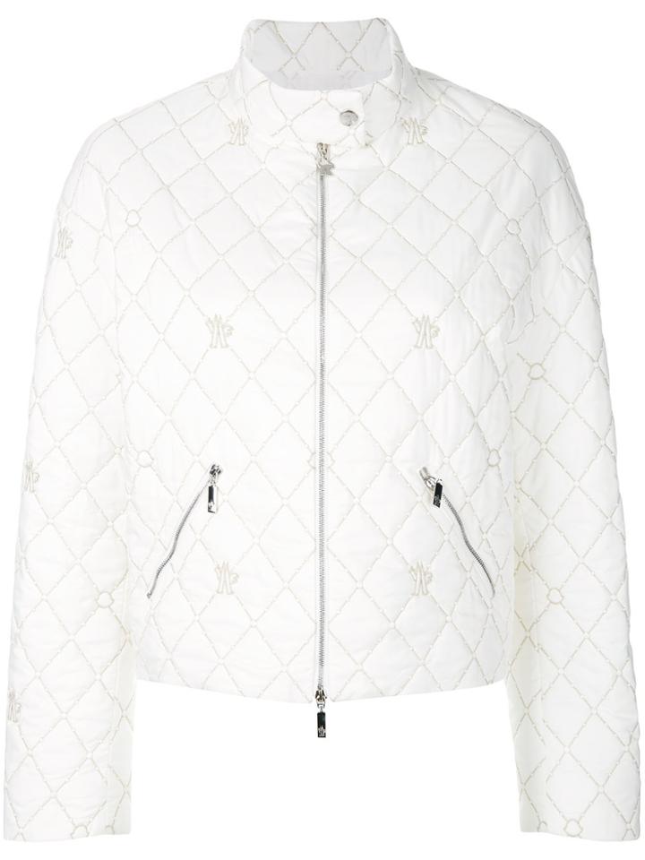 Moncler Gamme Rouge Quilted Jacket - White