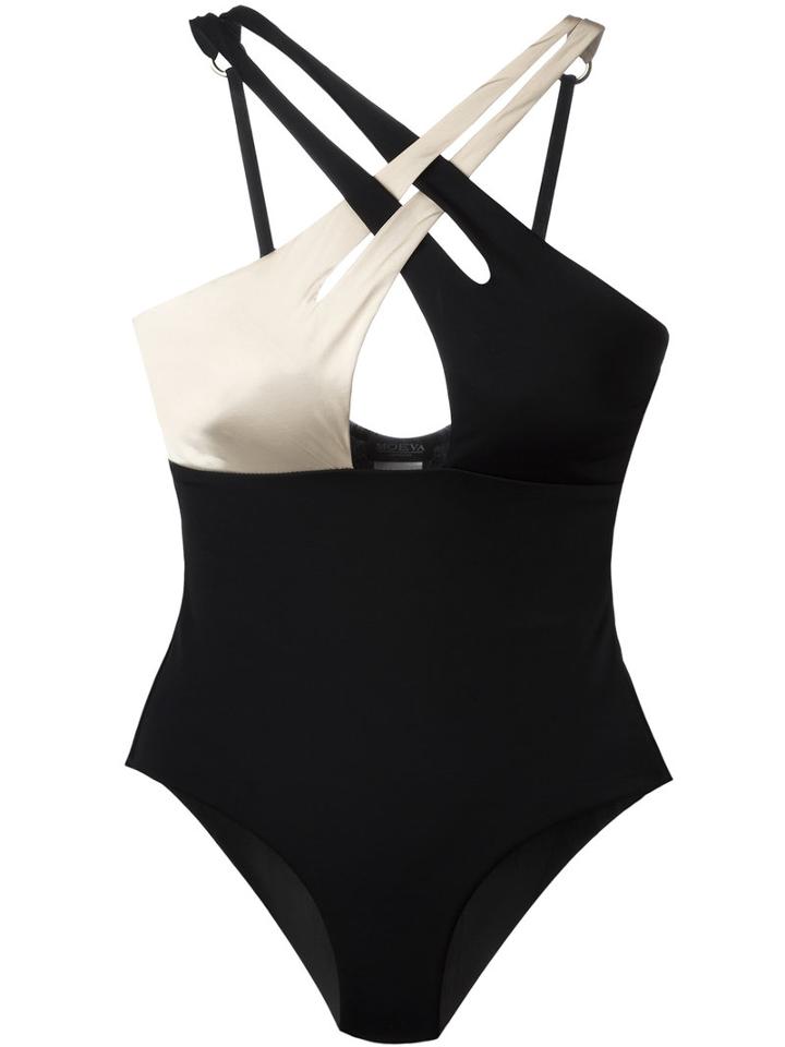 Moeva Two-tone Swimsuit, Women's, Size: Xs, Black, Polyamide/spandex/elastane