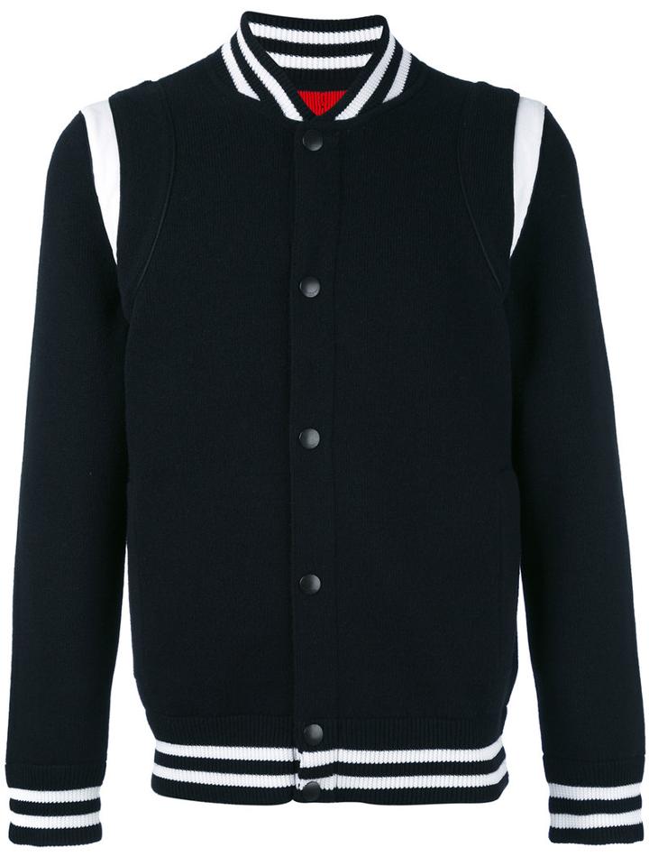 Givenchy - Jersey Varsity Jacket - Men - Cotton/polyamide/polyester/wool - M, Black, Cotton/polyamide/polyester/wool