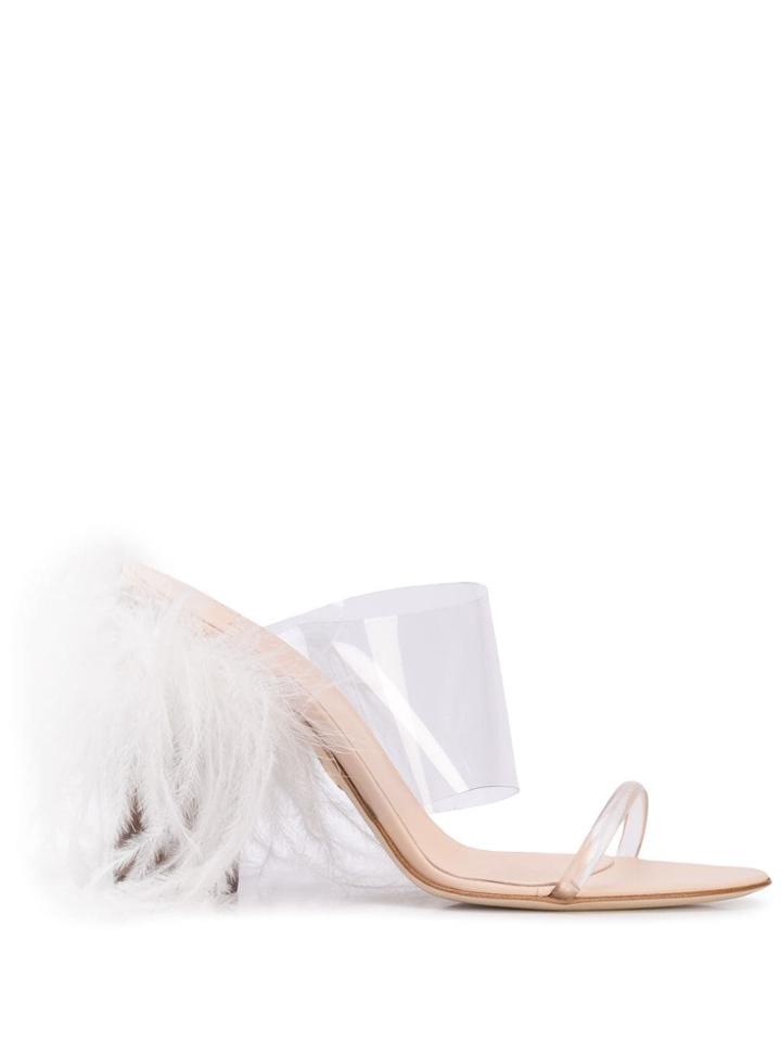 Brother Vellies See-through Strappy Mule - White
