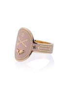 Foundrae Crossed Arrows Diamond Ring - Unavailable