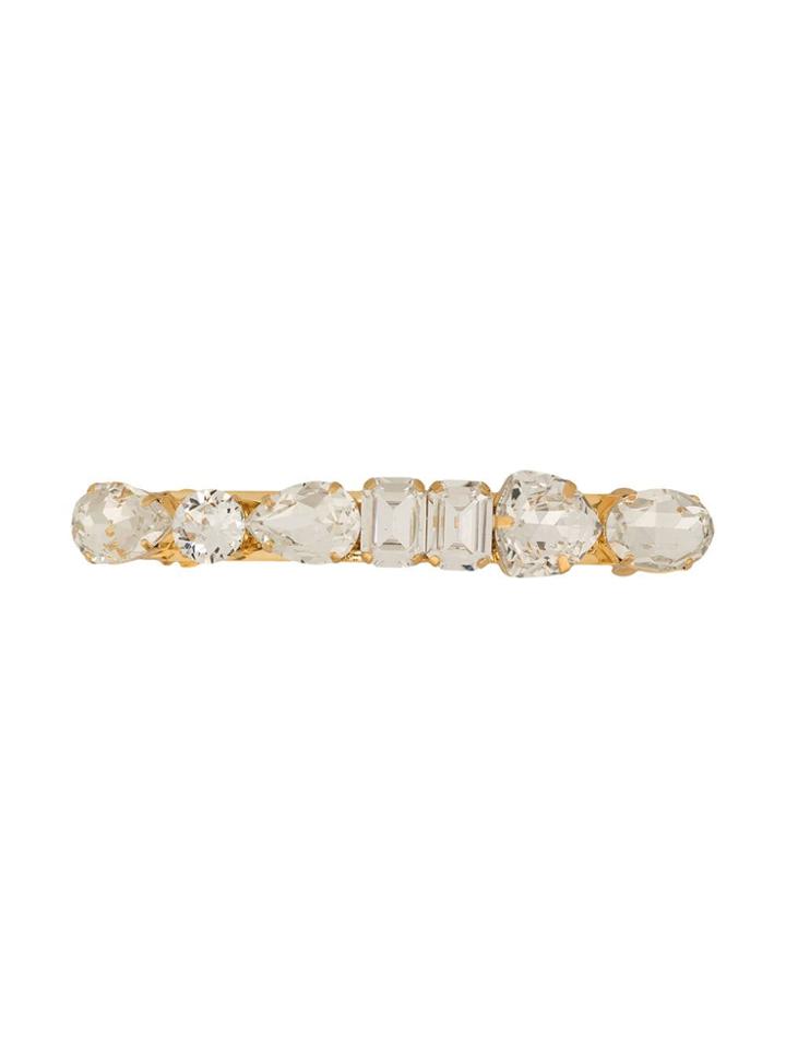 Shourouk Crystal-embellished Hair Clip - Metallic