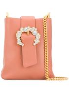 Tory Burch Embellished Buckle Mini Bag - Pink