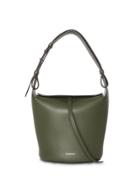 Burberry The Small Leather Bucket Bag - Green