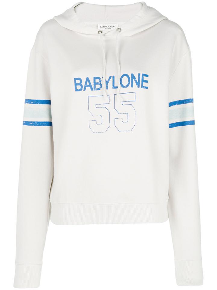 Saint Laurent Babylone 55 Hoody - Nude & Neutrals