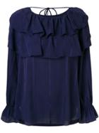 See By Chloé Flared Design Blouse - Blue