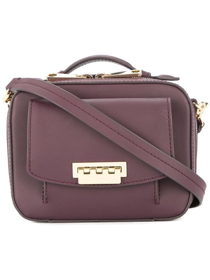 Zac Zac Posen Earthette Small Box Bag - Pink & Purple