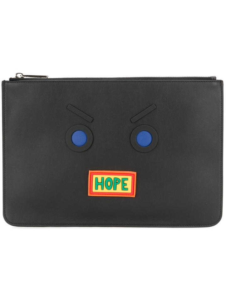 Fendi Hope Clutch - Black