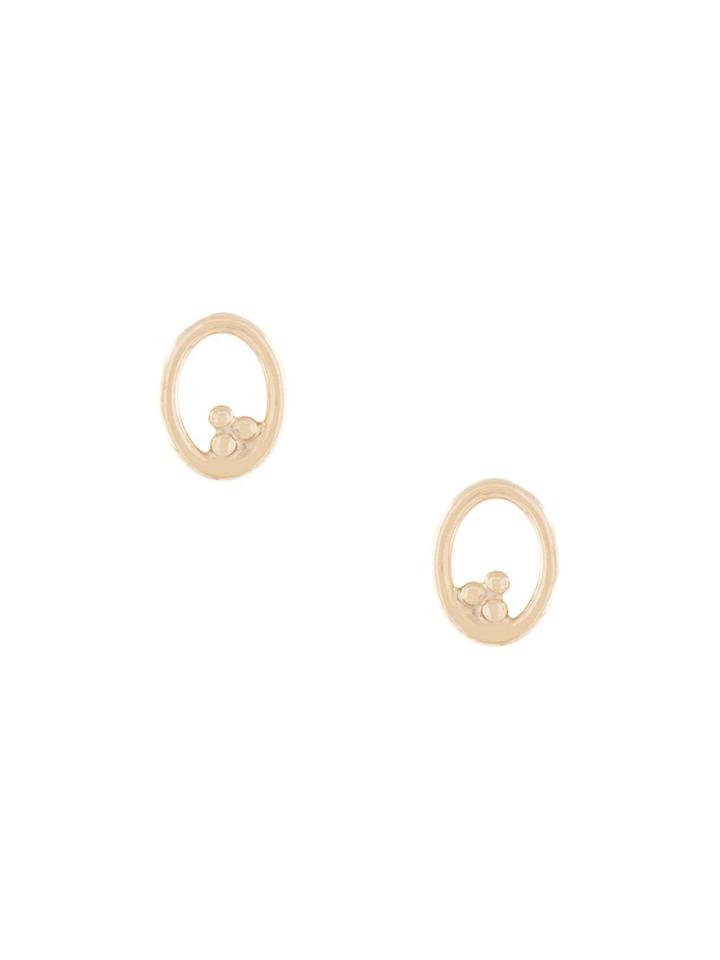 Natalie Marie 9kt Yellow Gold Kadhi Studs