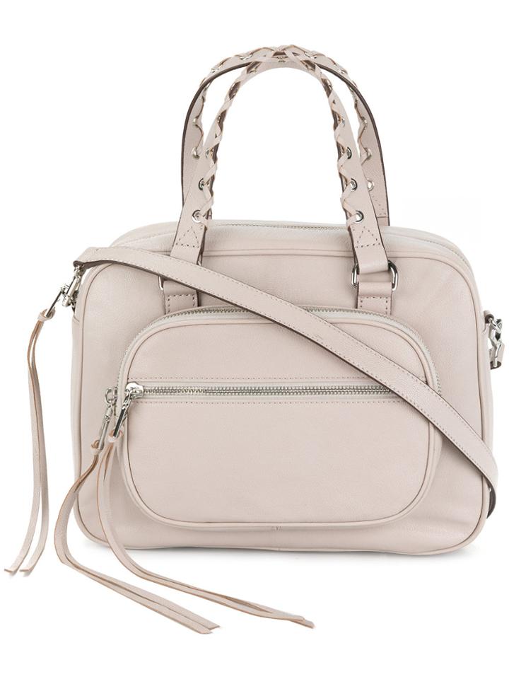 Dkny Top Zip Satchel - Grey
