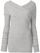 Emilio Pucci Cross Front Jumper - Grey