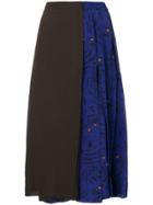 Marni Pleated Detail Skirt - Brown