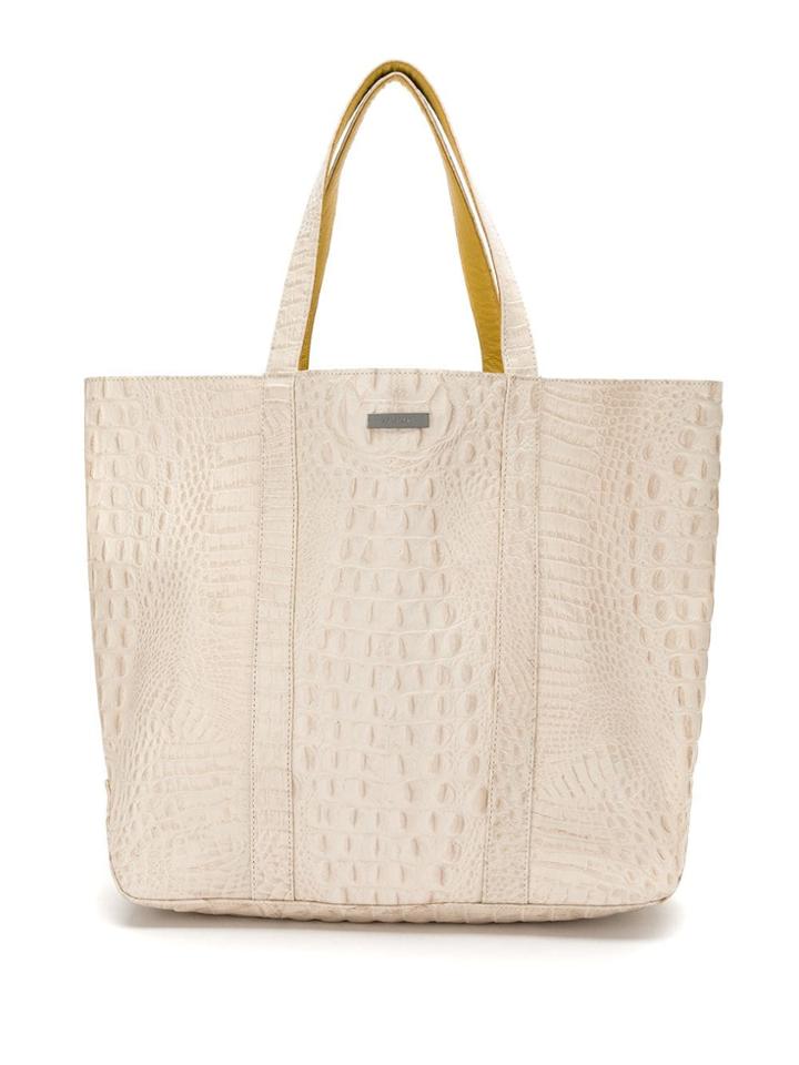 Mara Mac Leather Tote Bag - Neutrals