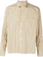 Marni Striped Shirt, Men's, Size: 50, White, Cotton