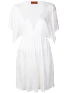 Missoni Mare Zig-zag Knitted Dress - White