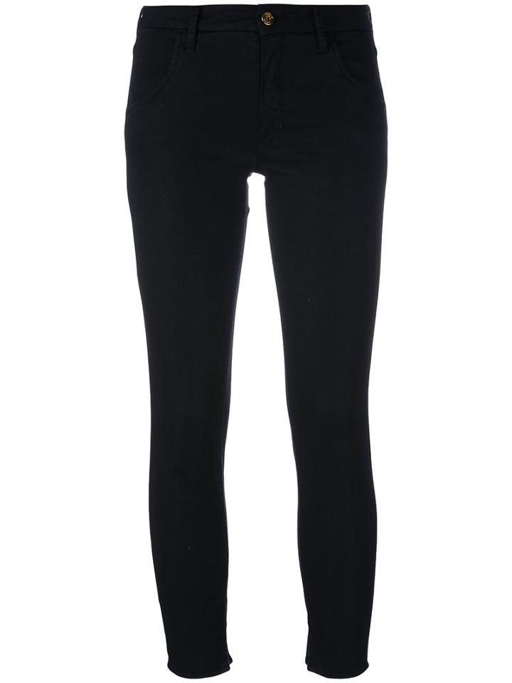 Cycle - Skinny Cropped Trousers - Women - Cotton/spandex/elastane - 26, Black, Cotton/spandex/elastane