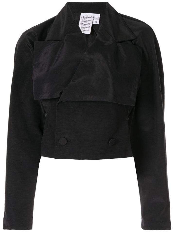 Vaquera Cropped Jacket - Black