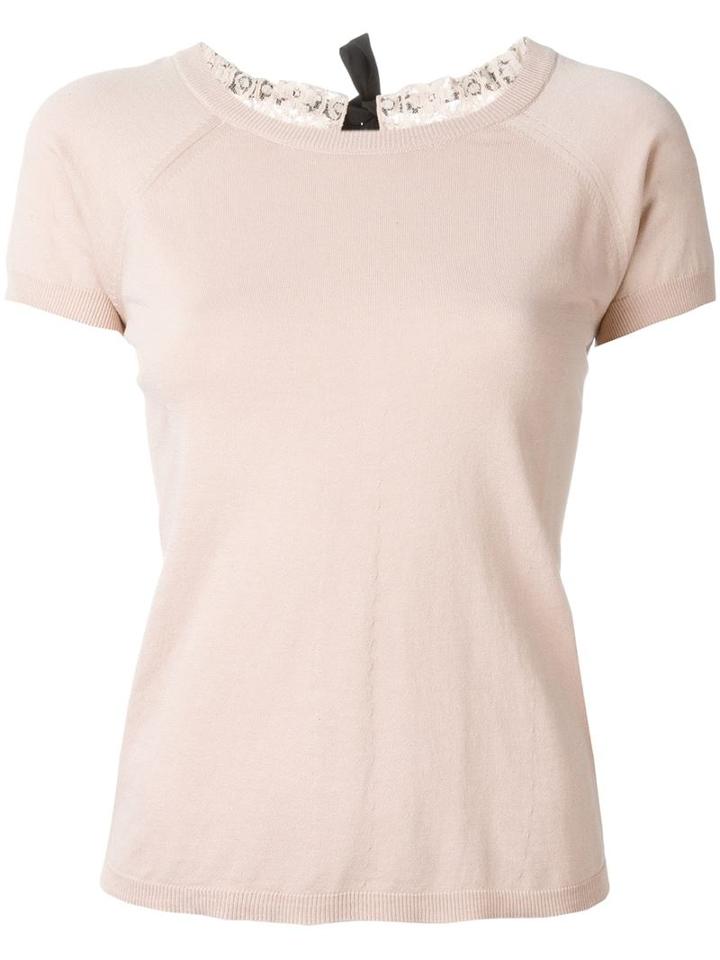 Red Valentino Laced Back Top