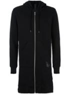 Odeur 'circle' Long Hoodie, Adult Unisex, Size: Medium, Black, Cotton