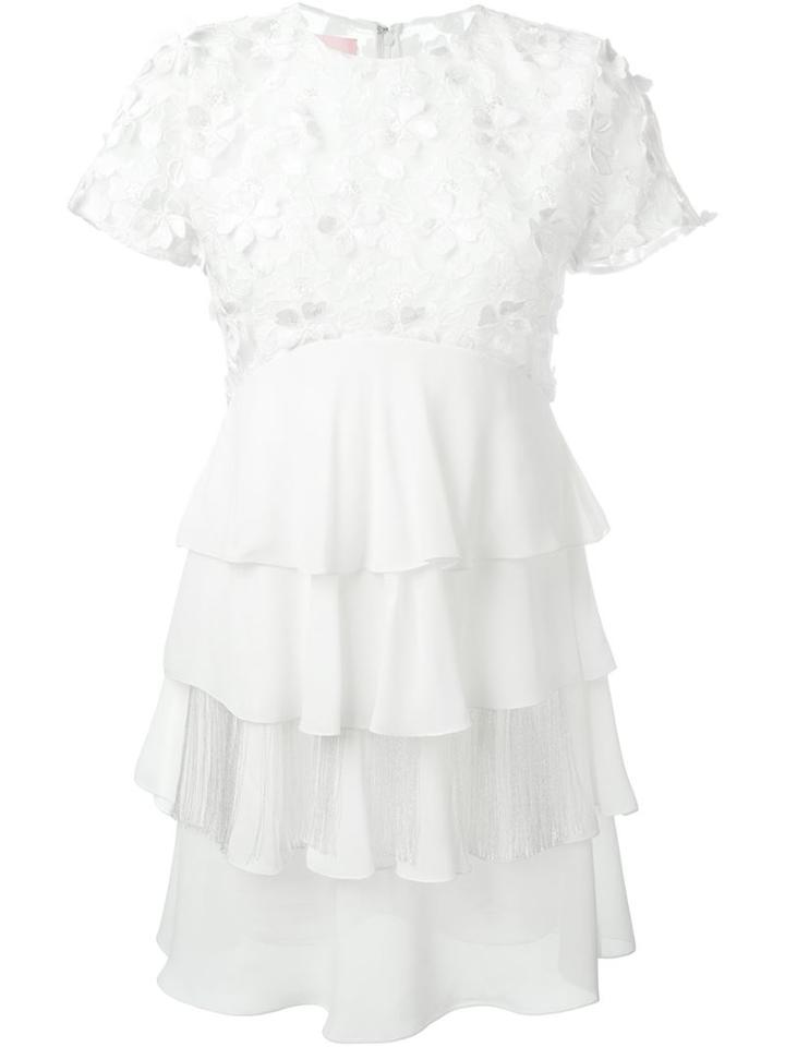 Giamba Shortsleeved Tiered Dress