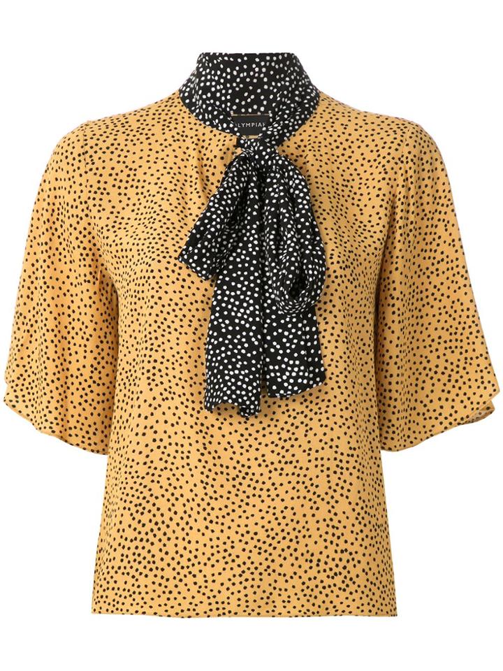 Olympiah Jarosse Printed Blouse - Yellow