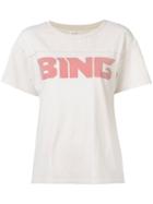 Anine Bing - Bing Print T-shirt - Women - Cotton - M, White, Cotton
