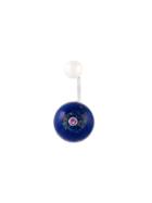 Delfina Delettrez 'stone-edge Piercing' Sapphire Earring - Blue