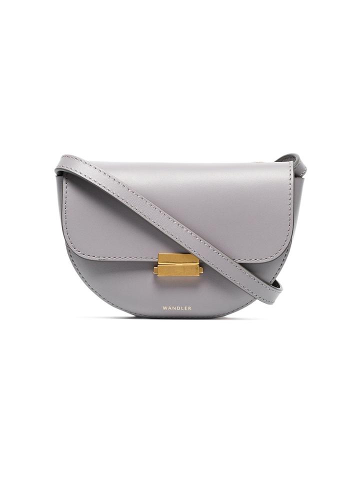 Wandler Grey Anna Leather Belt Bag