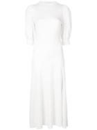 Jonathan Simkhai Midi Dress With Front Slit - White