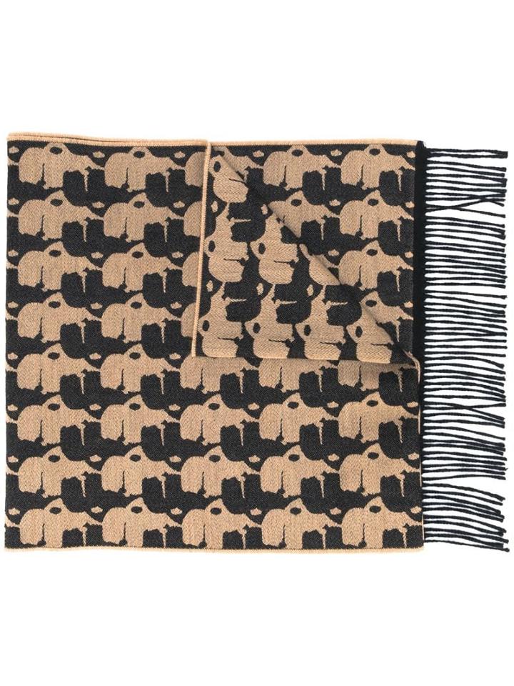 Karl Lagerfeld Graphic Print Scarf - Black