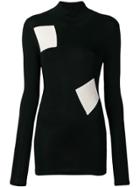 Yohji Yamamoto Woven Patch Jumper - Black