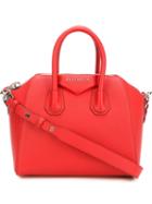 Givenchy Mini 'antigona' Tote, Women's, Red, Leather
