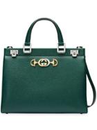 Gucci Gucci Zumi Medium Top Handle Bag - Green