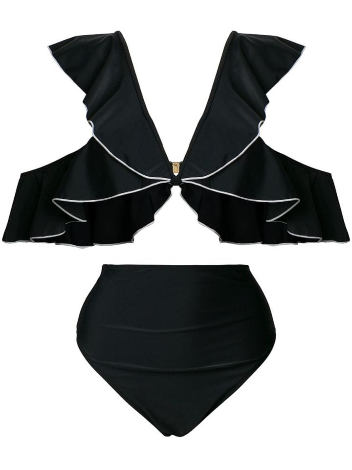 Dvf Diane Von Furstenberg Rita Bikini Set - Black