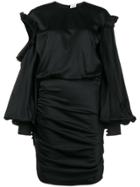 Magda Butrym Acapulco Cold-shoulder Mini Dress - Black