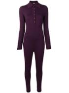 Alaïa Pre-owned Knitted Jumpsuit - Purple