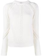 Antonino Valenti Ribbed Knit Jumper - White