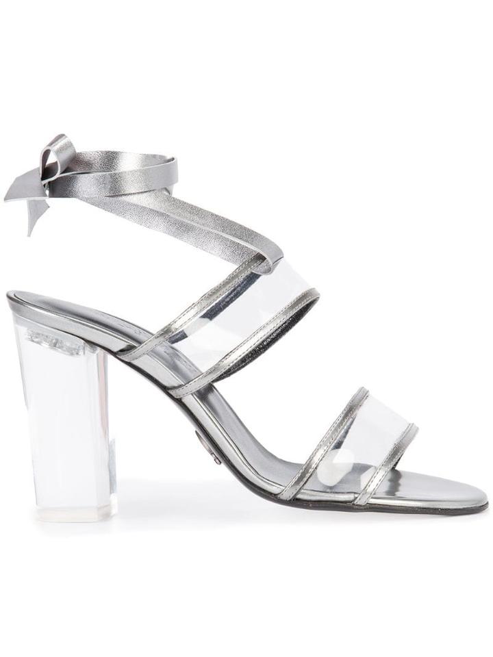 Ritch Erani Nyfc Alaia Tie-up Sandals - Metallic