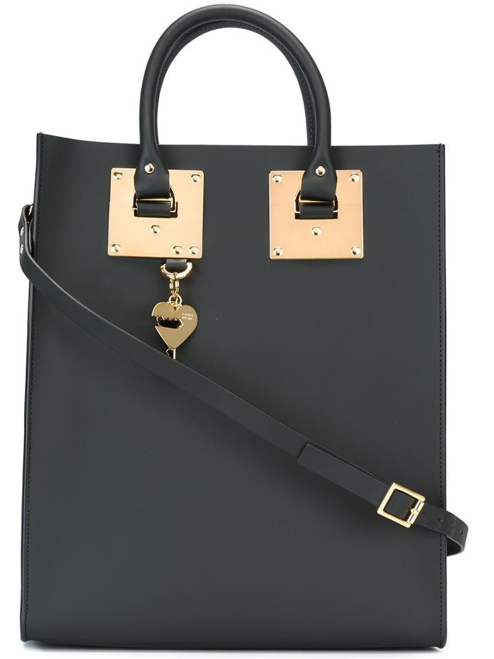 Sophie Hulme 'albion' Tote, Women's, Black, Leather/metal