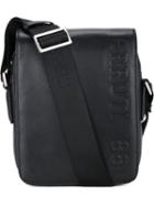 Cerruti 1881 - Embossed Tablet Bag - Men - Calf Leather - One Size, Black, Calf Leather