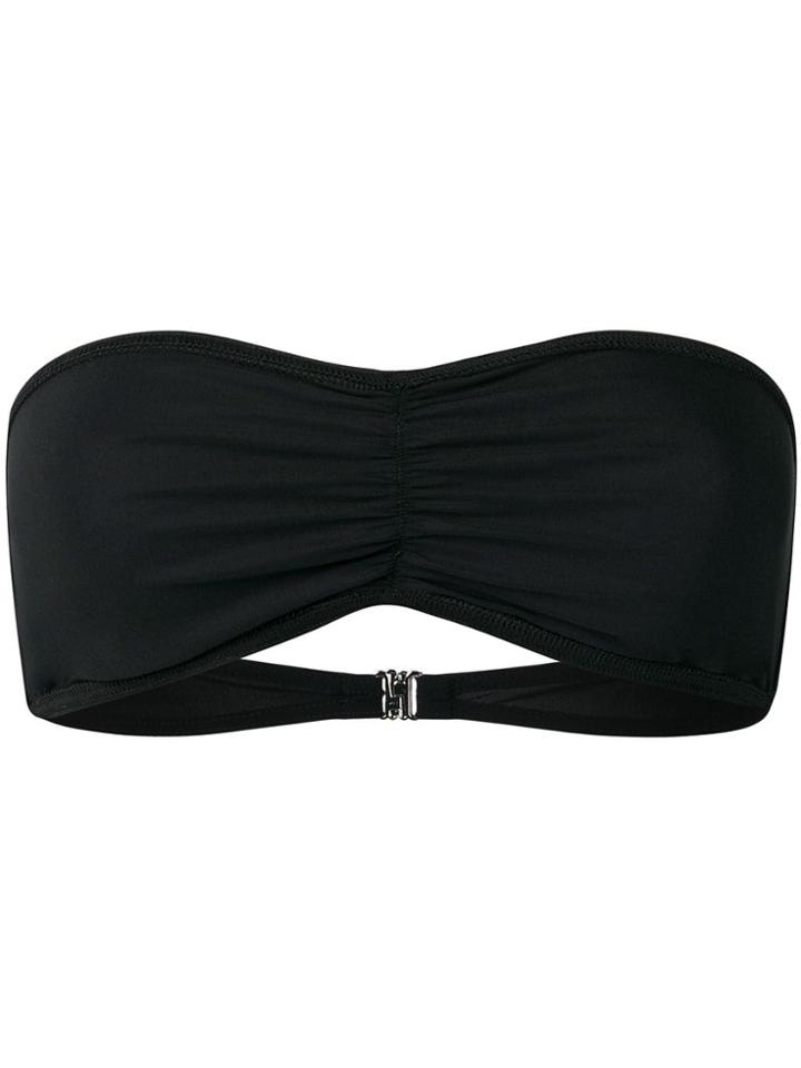 Toteme Royan Bandeau Bikini Top - Black