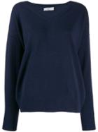 Closed Knitted V-neck Sweatshirt - 568
