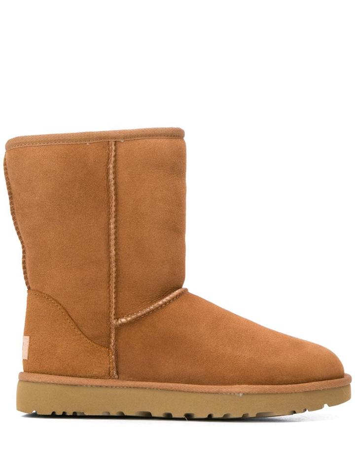 Ugg Australia Lined Suede Boots - Brown
