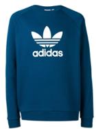 Adidas Logo Print Sweatshirt - Blue