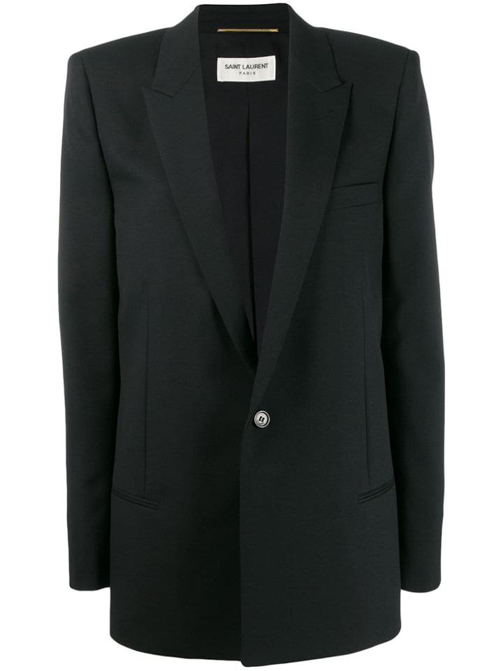 Saint Laurent Classic Single-button Blazer - Black