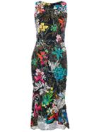 Peter Pilotto Sleeveless Floral Dress - Black