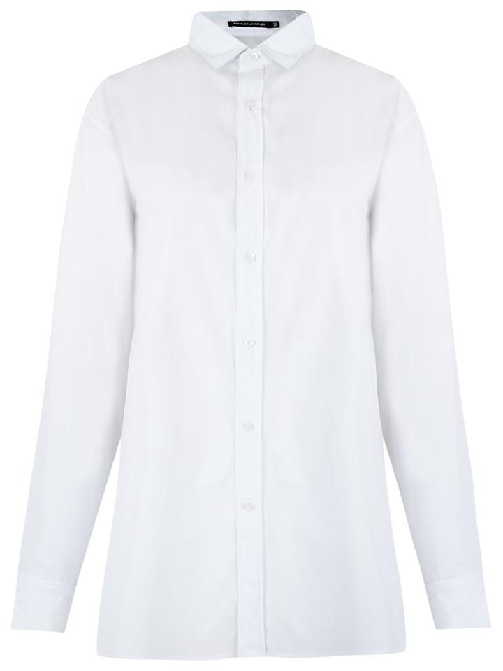 Reinaldo Lourenço Mullet Shirt, Women's, Size: 38, White, Cotton