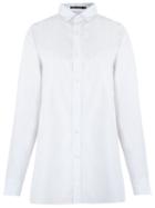 Reinaldo Lourenço Mullet Shirt, Women's, Size: 38, White, Cotton